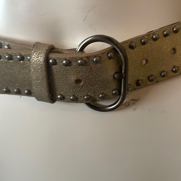 Another Line Leather Western Medallion Belt 32” - Picture 2 of 6